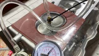 Vacuum testing valve seal DIY