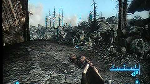 Fallout 3: Secret hollowed out rock location.