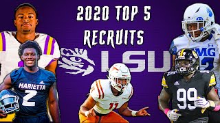 The lsu tigers 2020 top 5 recruits are absolute ballers!!! consist of
star tight end arik gilbert, wide receiver kayshon boutte, ...