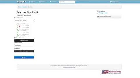 Creating Quick Reports and Schedule Emails