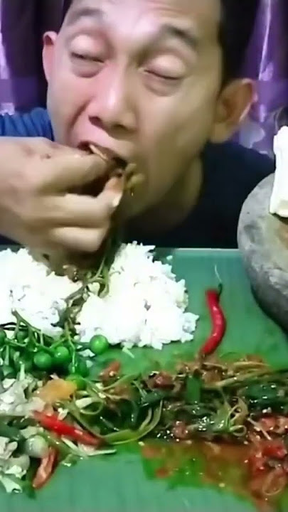 DAUN UBI REBUS KANGKUNG SABALADO #shorts