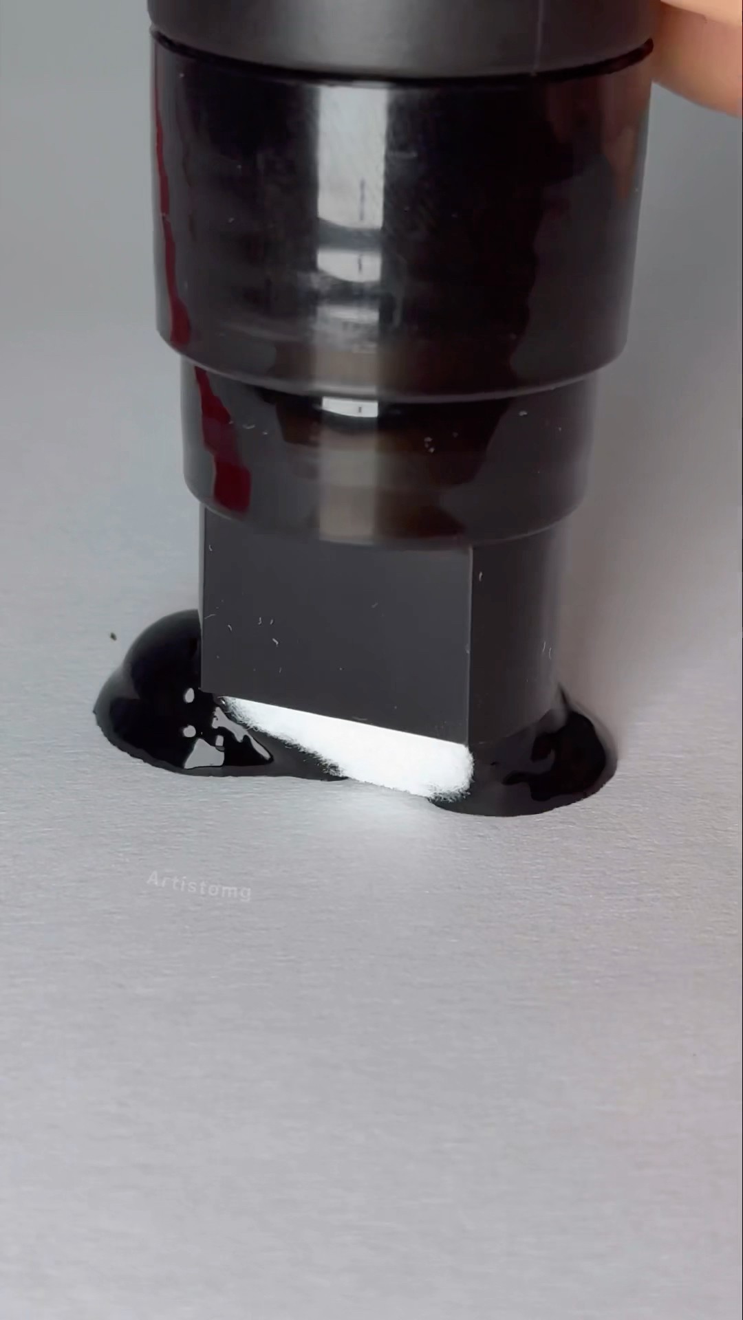Let’s Activate a Satisfying Black Marker with ASMR! ?✨? #shortsart
