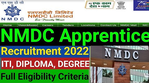 NMDC apprentice online apply kaise kare | NMDC recruitment 2022 | NMDC Apprentice recruitment 2022 |