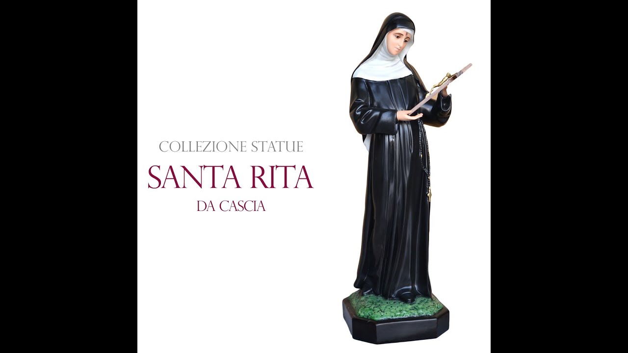 Santa Rita Da Cascia Statua COLLEZIONE STATUE - La statua di Santa Rita da Cascia - YouTube