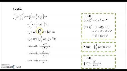 Integration of Reciprocal Functions