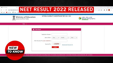 NEET 2022 Result Declared - Check this video to get your #NEET Result, Link in Description.