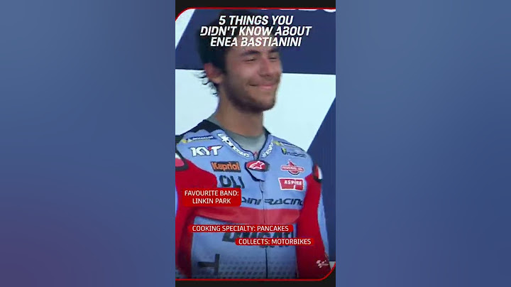 5 things you didn’t know about Enea Bastianini