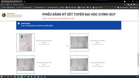 Hướng dẫn nộp hồ sơ xét tuyển học bạ online hệ chính quy trường Đại học Giao thông vận tải 2021