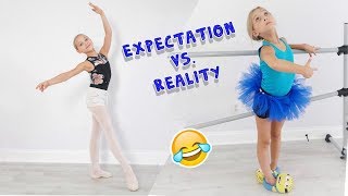 Expectation Vs Reality First Day Of Dance School Ever Lilly K Funny