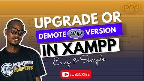 upgrade or demote php version in xampp, 📥How to download php version File? #xampp #php