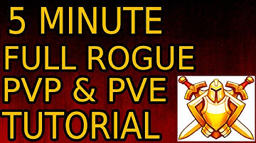 5 Minute Sub Rogue PvP & PvE Tutorial | Best tutorial and fastest one you will find.