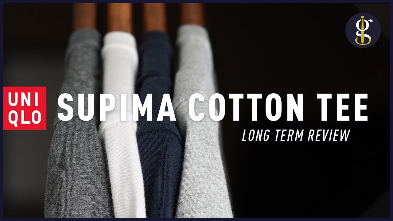 UNIQLO Supima Cotton T-Shirt Review [Best Value Tees for Men?] - YouTube