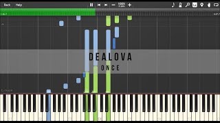 Dealova OST : Once - Dealova (Piano Tutorial)