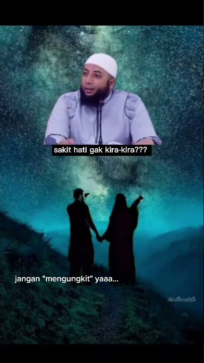 jangan mengungkit masa lalu pasangan oleh ustd khalid