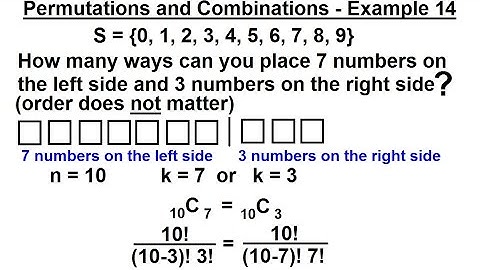 Probability & Statistics (50 of 62) Permutations and Combinations - Example 15