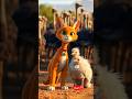 cat ostrich story part 1 #shorts #youtubeshorts #trendingshorts #shortsfeed #cartoon #cat #aishorts