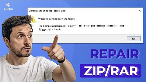 【4 Ways】How to Repair Corrupted or Damaged Zip, WinRar, Archive Files for Free | Fix Archive Error