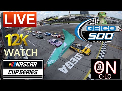 🔴GEICO 500 at Talladega Superspeedway. Live Nascar Cup Series. Play by Play, Live Leaderboard & more