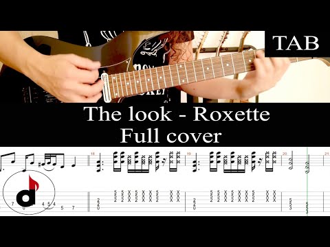 THE LOOK - Roxette: FULL guitar cover + TAB