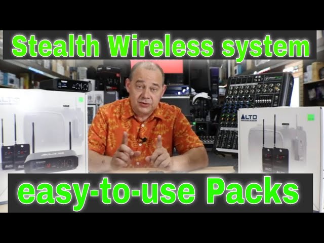✓ How to Connect The Alto Stealth Wireless UHF Speaker System package 