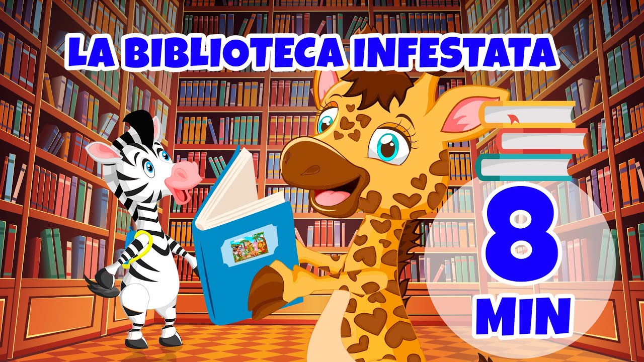 La biblioteca infestata - 8 min Giramille | Filastrocche e canzoni per bambini