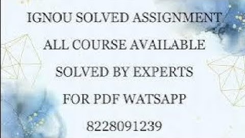 begc 103 solved assignment 2023-24 / IGNOU begc 103 solved Assignment 2023-24 / pdf wtsp 8228091239