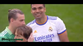 Selebrasi juara laliga ke-35 real madrid musim 2021-2022 chongratulations