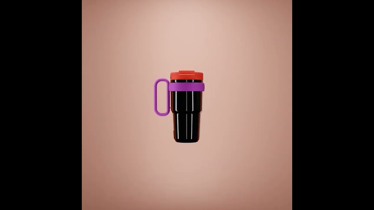 Large capacity office outdoor portable sports plastic straw water bottle cup