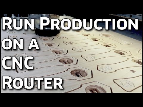 Mass Production on a Shapeoko 5 CNC Router - Lessons Learned