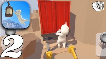 Human: Fall Flat Mobile - Full Gameplay Walkthrough Part 2 - Levels 3 & 4 (iOS Android)