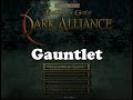 Baldur's Gate Dark Alliance PS2 The Gauntlet mode