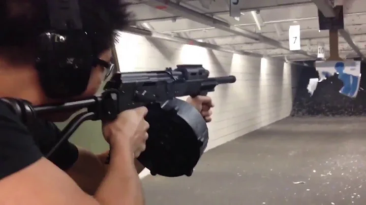 Saiga 12 with MD Arms 20-rd drum