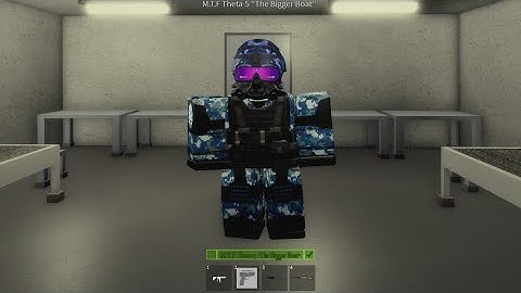 Roblox SCP M.T.F Theta-5 “The Bigger Boat” Operator (Avatar Build)