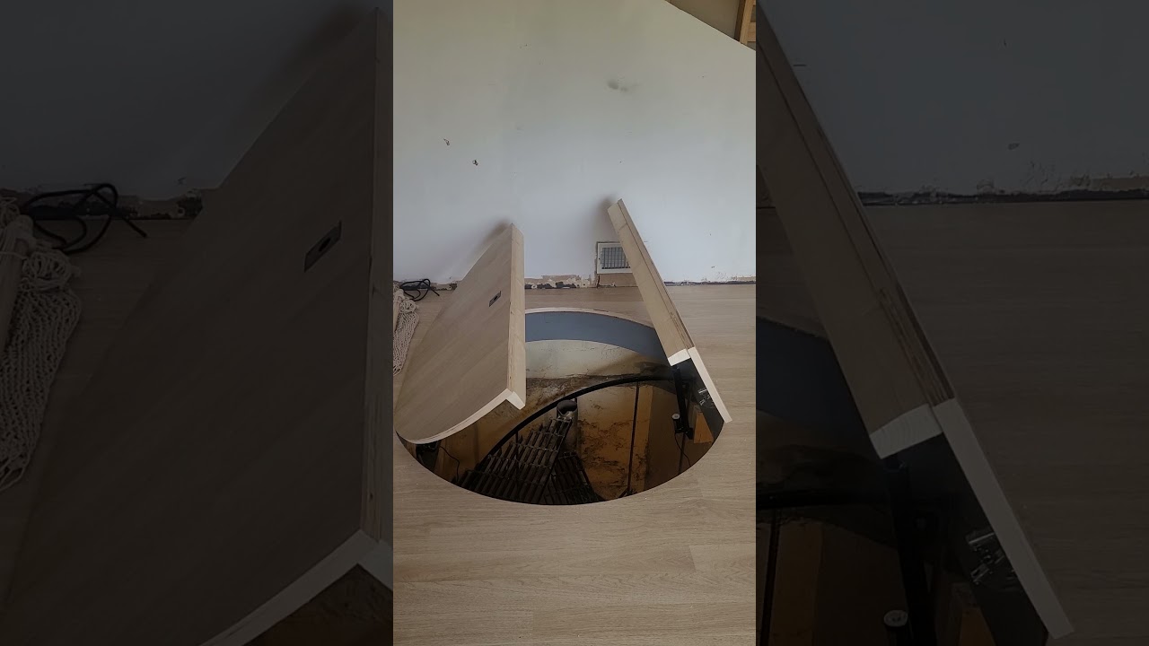 Dual linear actuator trap door. YouTube