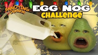 EGG NOG GALLON CHALLENGE! [Grapefruit & Pear]