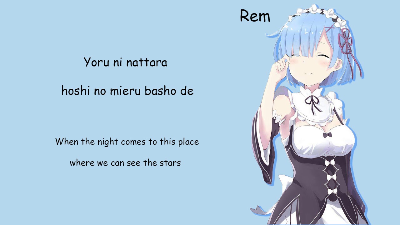 Wishing Lyrics  Remminase inori  ReZero