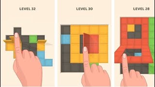 Folding Blocks - Puzzle Game screenshot 1