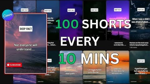 How to Create 100+ YouTube Shorts in 10 Minutes For FREE
