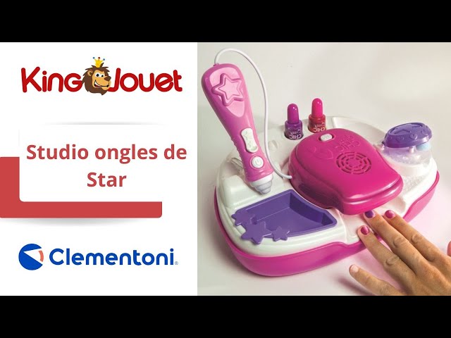 Clementoni - 15174-Studio Ongles de Star-Jeu créatif 