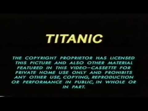 Titanic closing 1998  uk Vhs