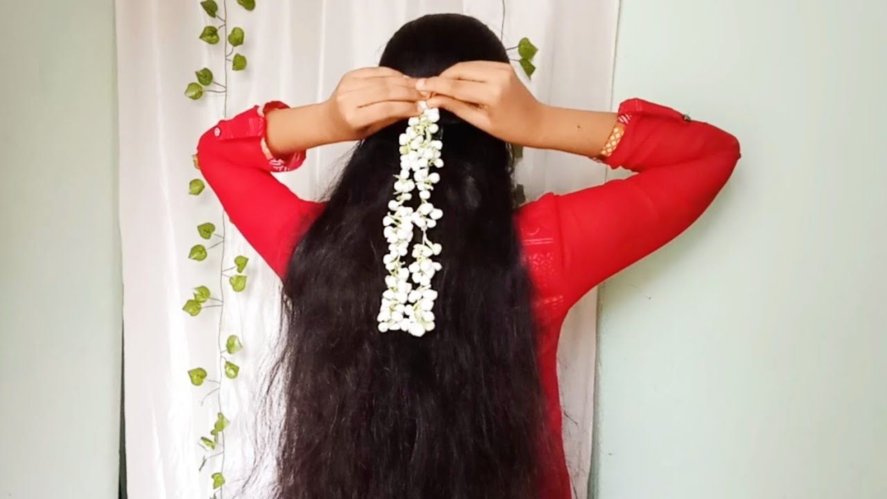 Jasmine Flower Hairstyle | TikTok