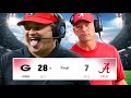 Georgia Dominates Alabama! Bama out the Playoffs? | INSTANT REACTION 