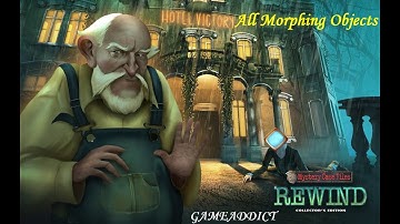 MYSTERY CASE FILES REWIND COLLECTORS EDITION MASTER DETECTIVE: All Morphing Objects