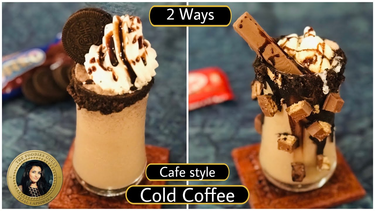 2 ways Cold Coffee Recipe | How to make Iced Coffee | Summer Drinks Recipe Quick | The Foodies Gully Kitchen