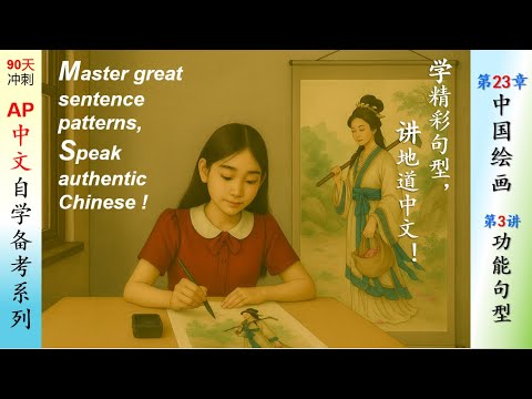 AP160《第23章-中国文学》③句型学习｜#AP中文本章重点与难点