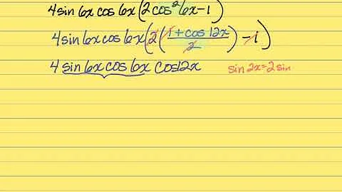 Using Power Reducing Identities