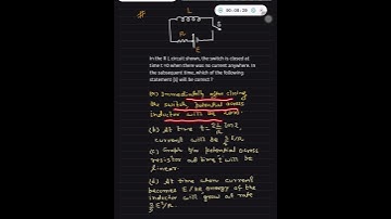 JEE mains physics questions/ jee advanced/ RL circuit problem/ basic #jeemainphysics #jee