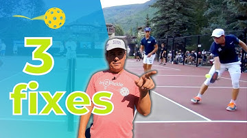 3 Pickleball Errors and How to Fix Them | Pickleball Tips to Improve Your Game | WeArePickleball