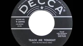1st RECORDING OF: Teach Me Tonight - Janet Brace (1953)