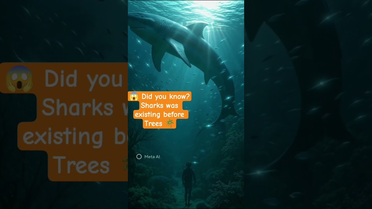Did you know Shark Existence is before Trees 